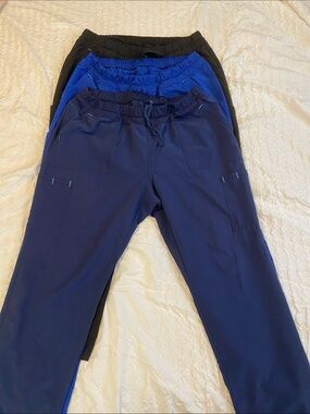 Scrubstar Womens Elastic-Waist Jogger Pants - Navy, Royal Blue, Black